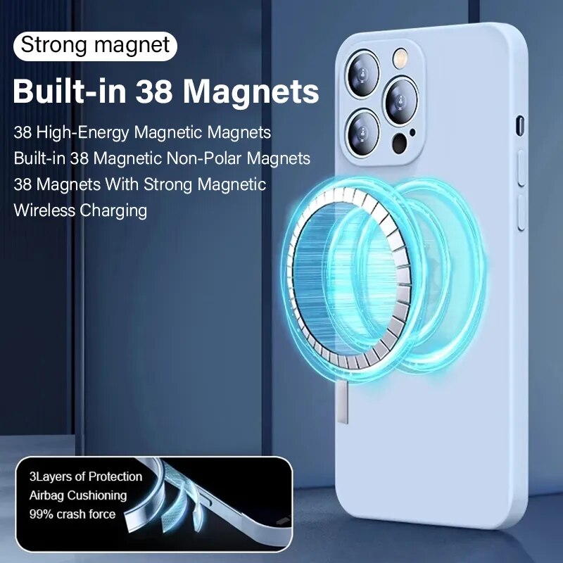 Sleek | Silicone phone case | Magsafe
